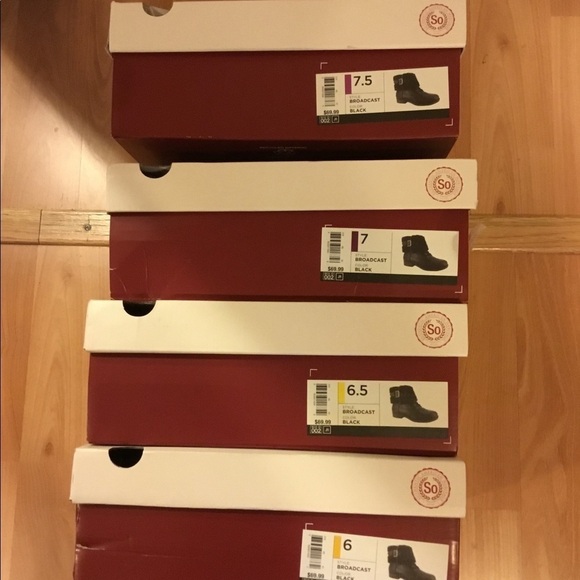 SO black shoe boot all NWT - Picture 8 of 8